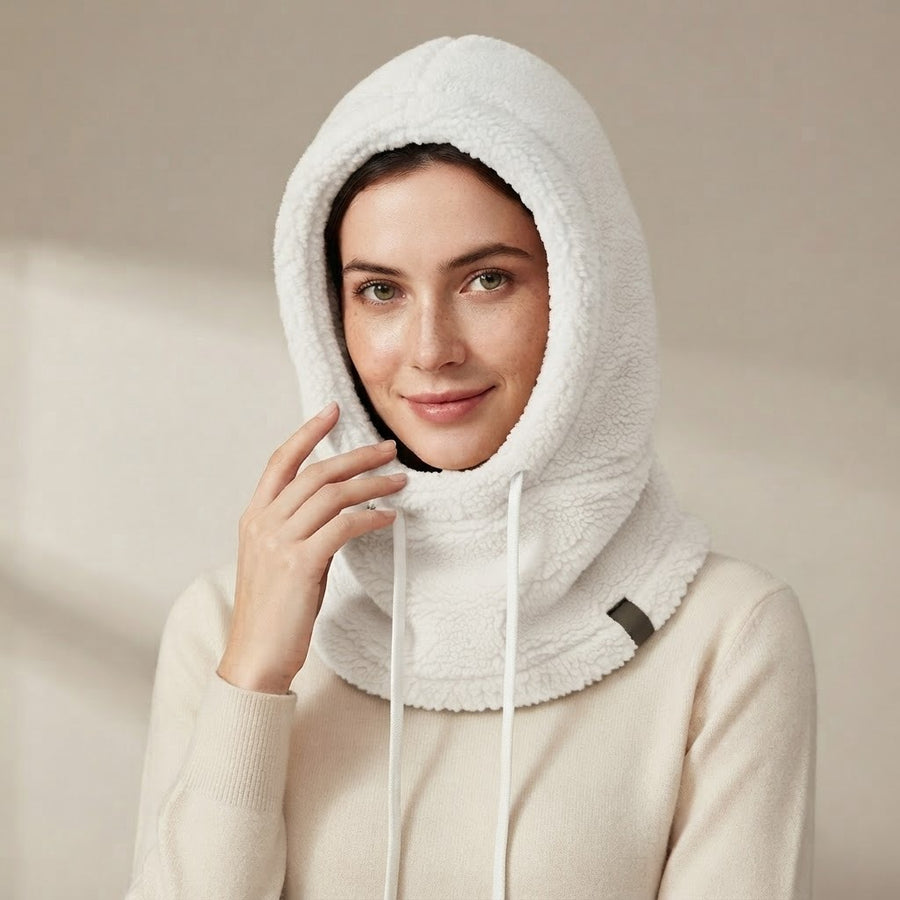 Ernesto Plush Fleece Balaclava Ski Hood for Women and Men