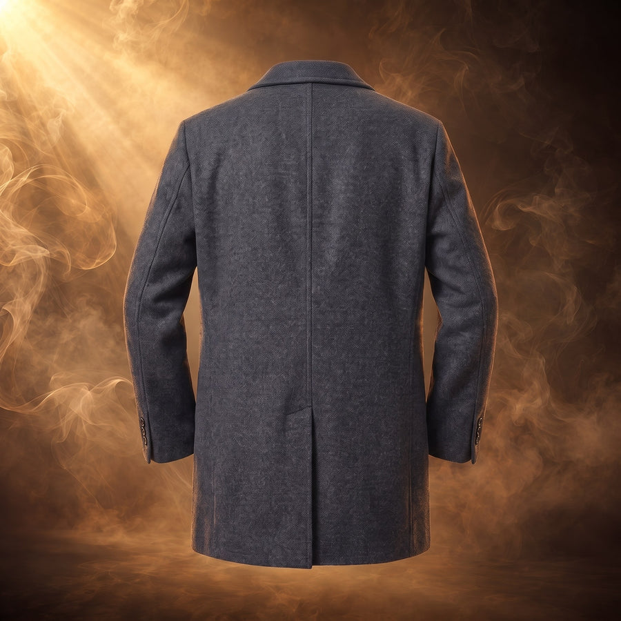 Oscar Big and Tall Wool Overcoat for Men