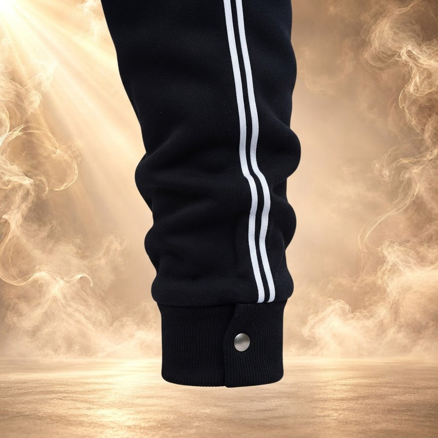 Gino Embroidered Side Stripe Jogger Pants for Men