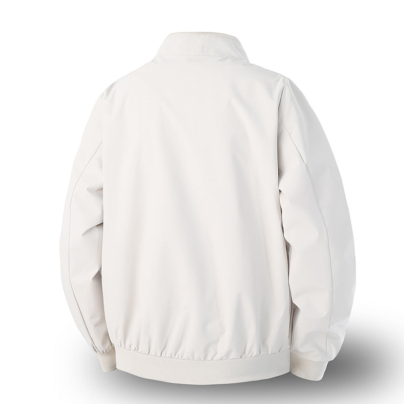 Ugo Lightweight Stand Collar Bomber Jacket for Men