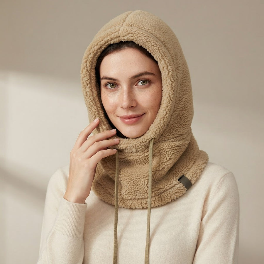 Ernesto Plush Fleece Balaclava Ski Hood for Women and Men