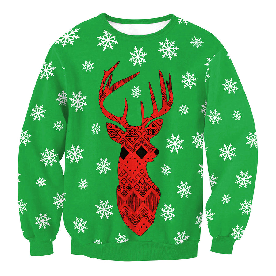 Orazio Printed Ugly Christmas Sweater for Men