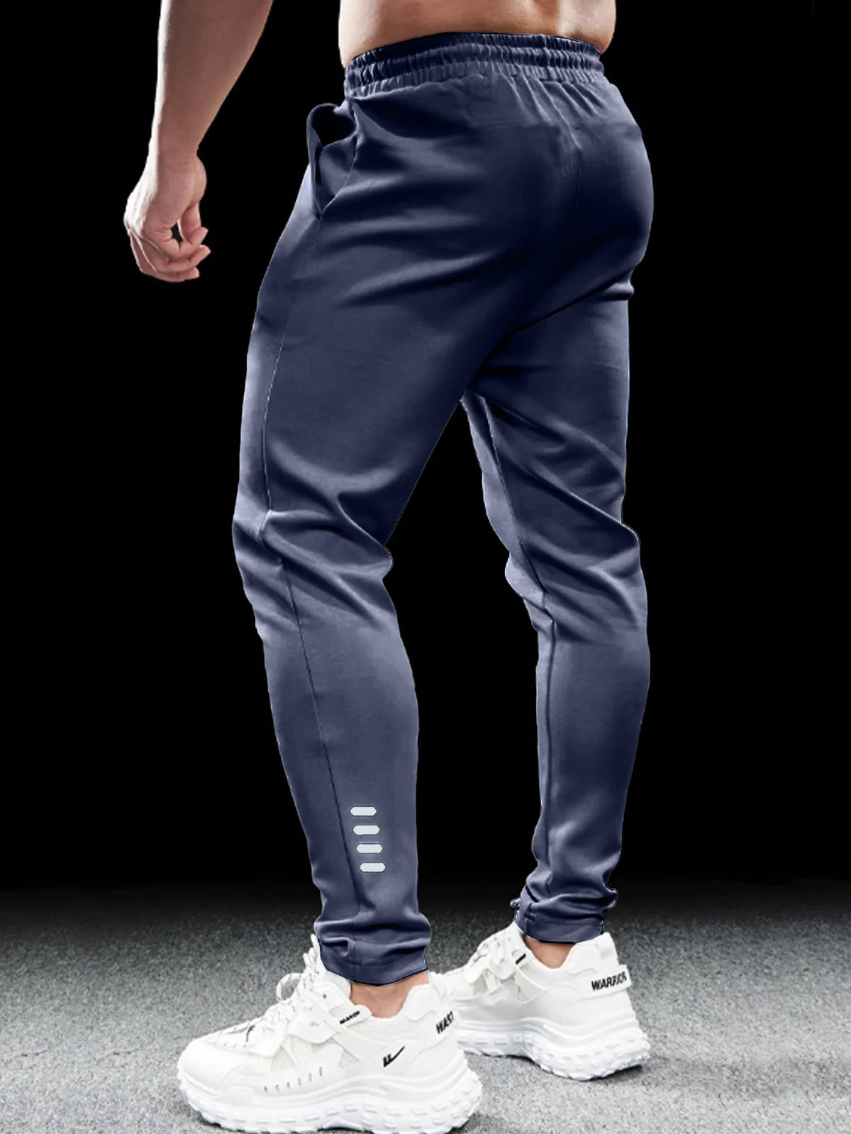 Enrico jogger sweatpants, Navy Blue