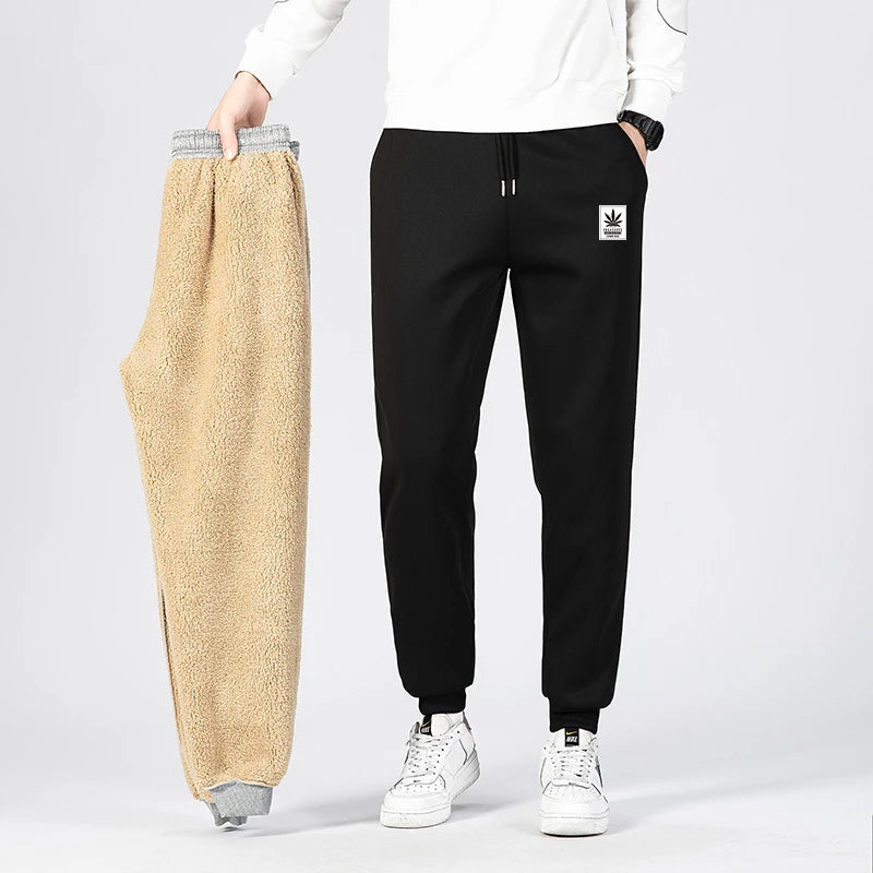 Ubaldo Sherpa Lined Fleece Jogger Sweatpants for Men - alternate view