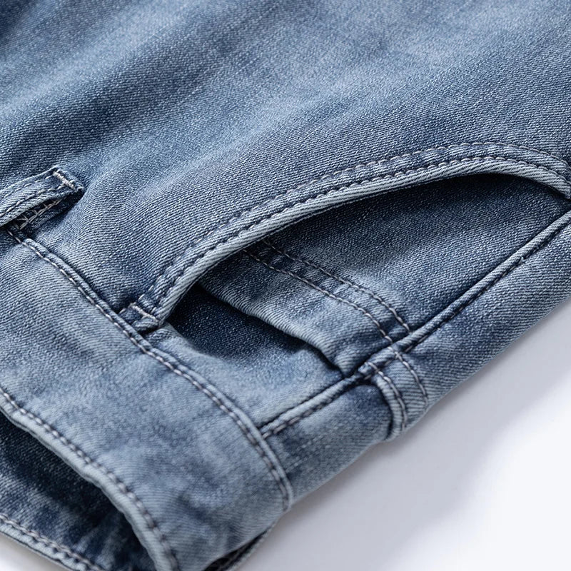 Leone Straight Leg Stretch Jeans for Men - alternate view