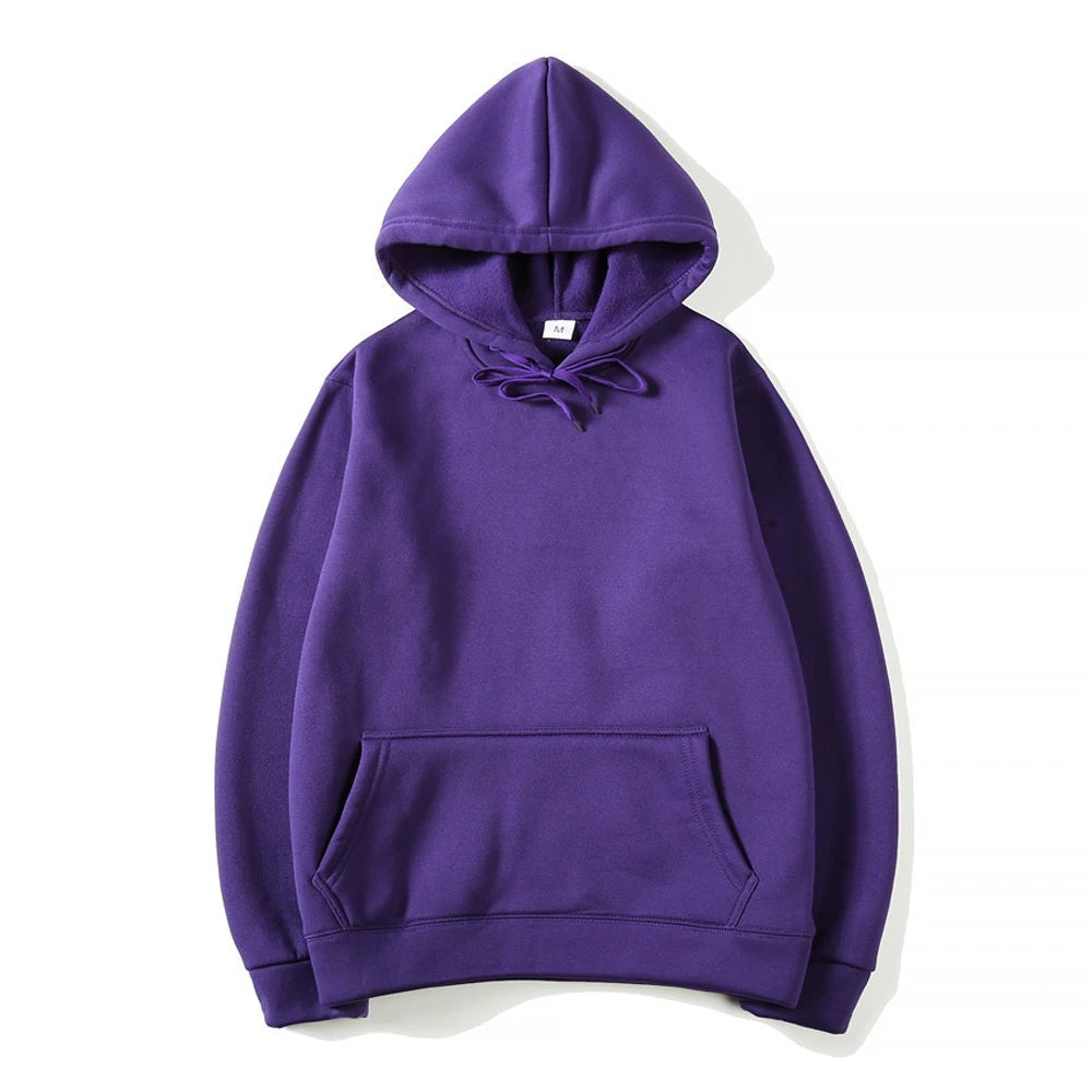 Alessio Classic Pullover Hoodie for Men in purple