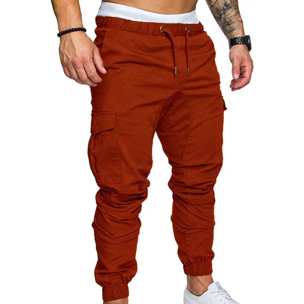 Cirino cargo jogger pants, terracotta