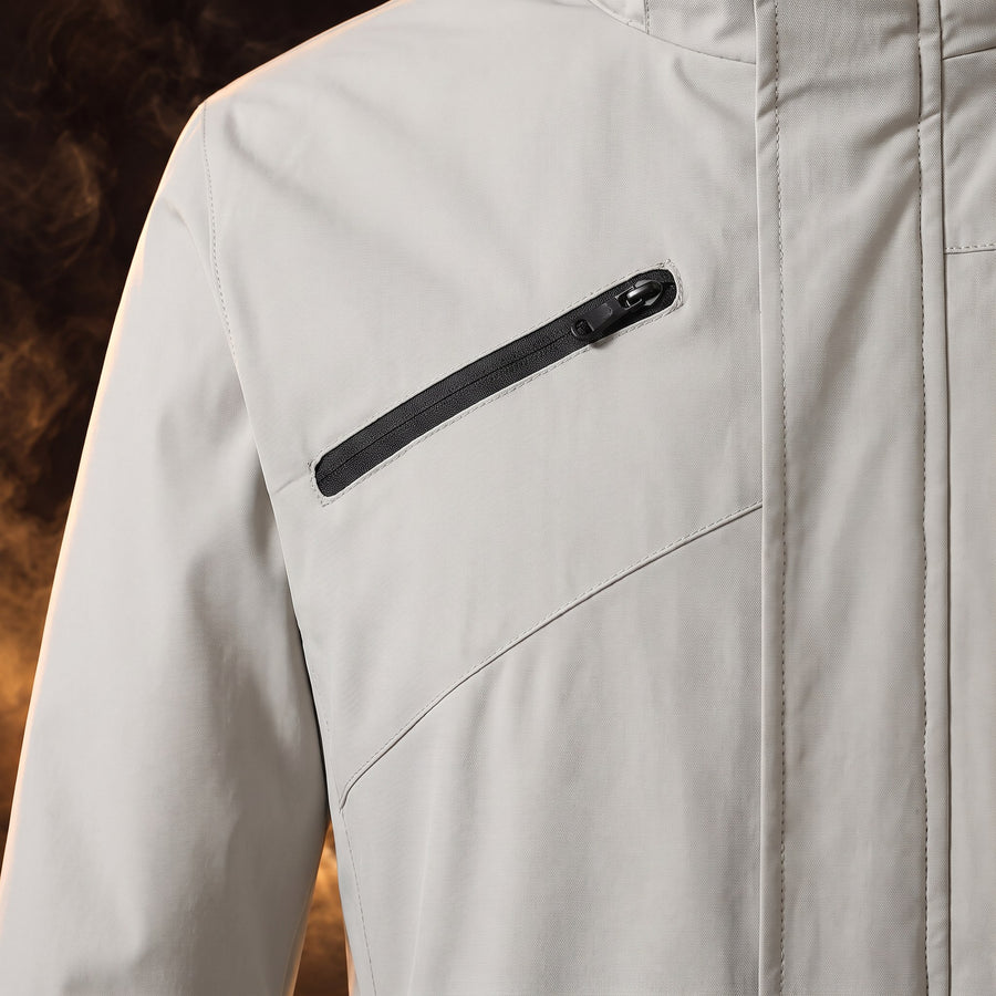 Sebastiano Waterproof Hooded Windbreaker Jacket for Men