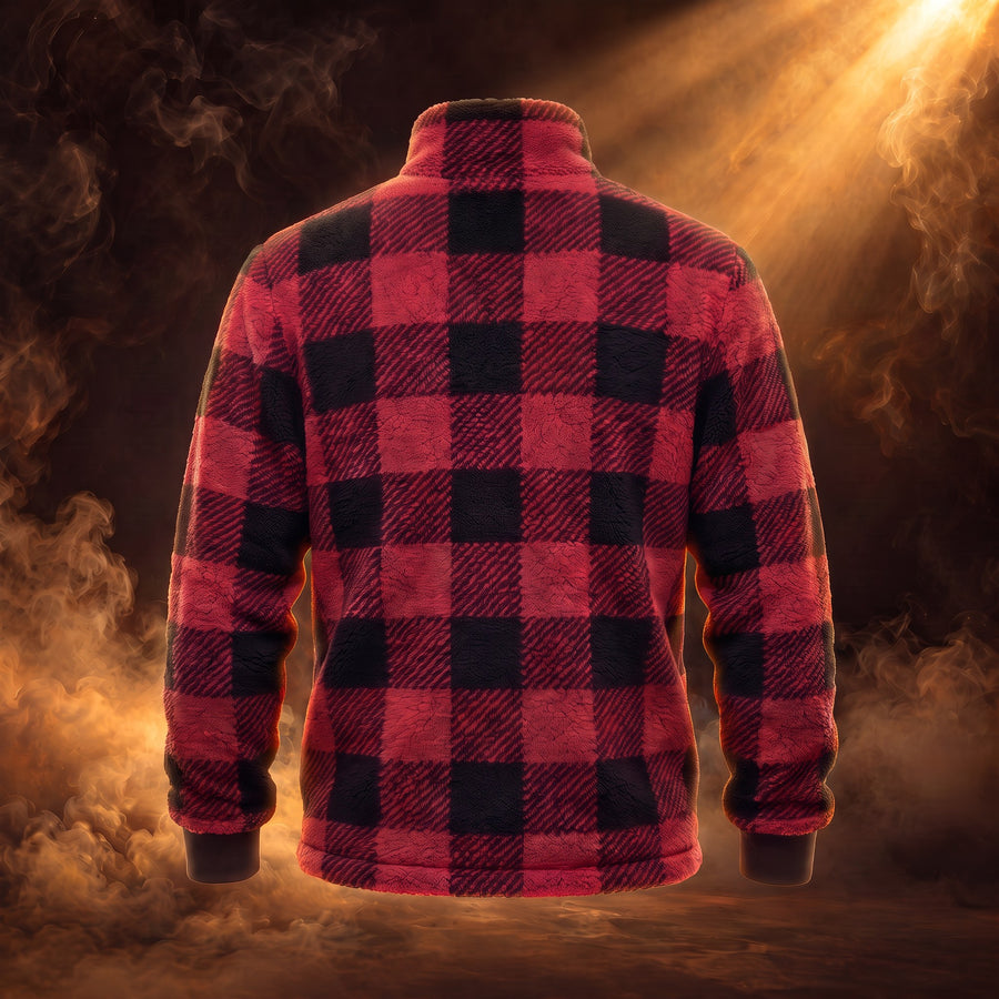 Alonzo Sherpa Fleece Stand Collar Pullover for Men