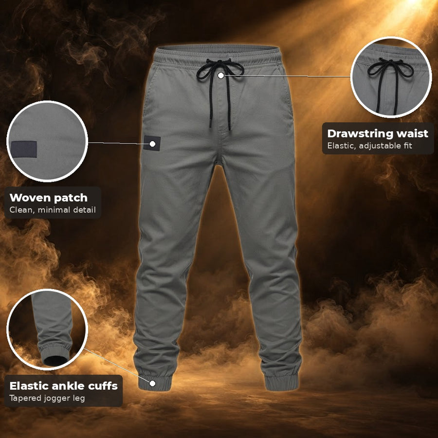Raimondo Slim Drawstring Jogger Pants for Men