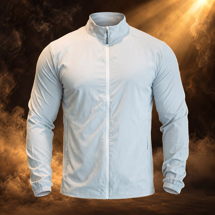 Bernardo Stand Collar Sun Protection Zip Jacket for Men
