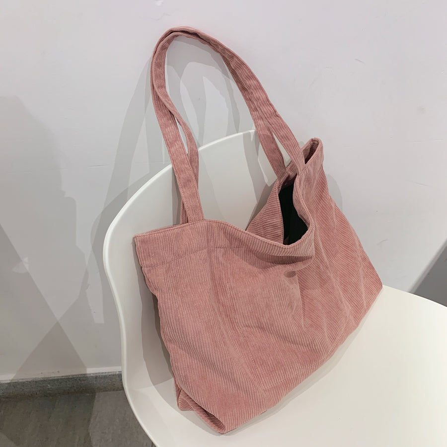 Gabriella Corduroy Tote Shoulder Bag for Women