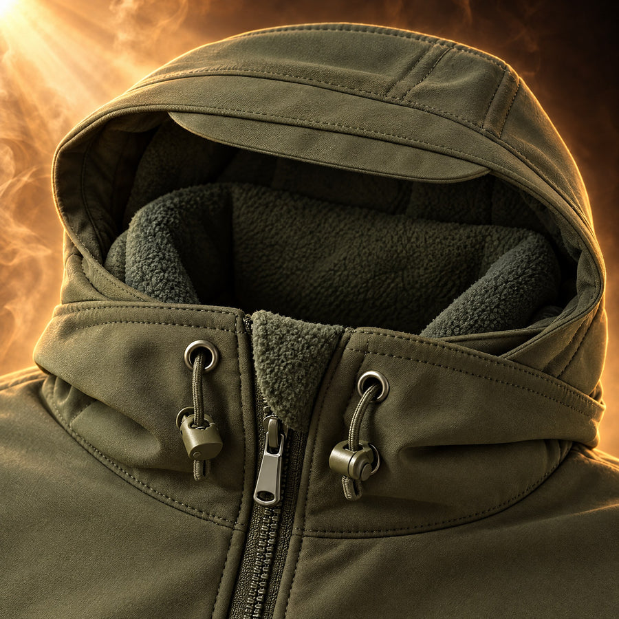 Domenico Fleece Lined Hooded Softshell Jacket for Men