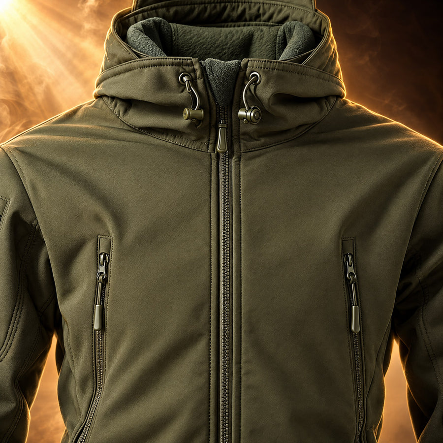 Domenico Fleece Lined Hooded Softshell Jacket for Men