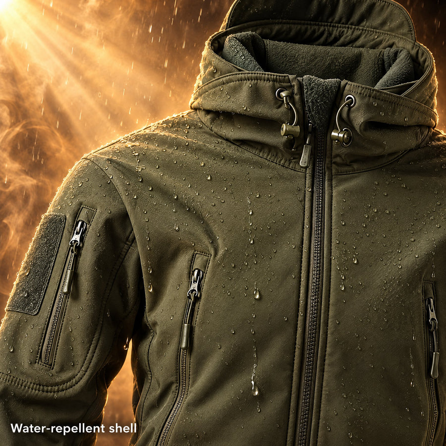 Domenico Fleece Lined Hooded Softshell Jacket for Men
