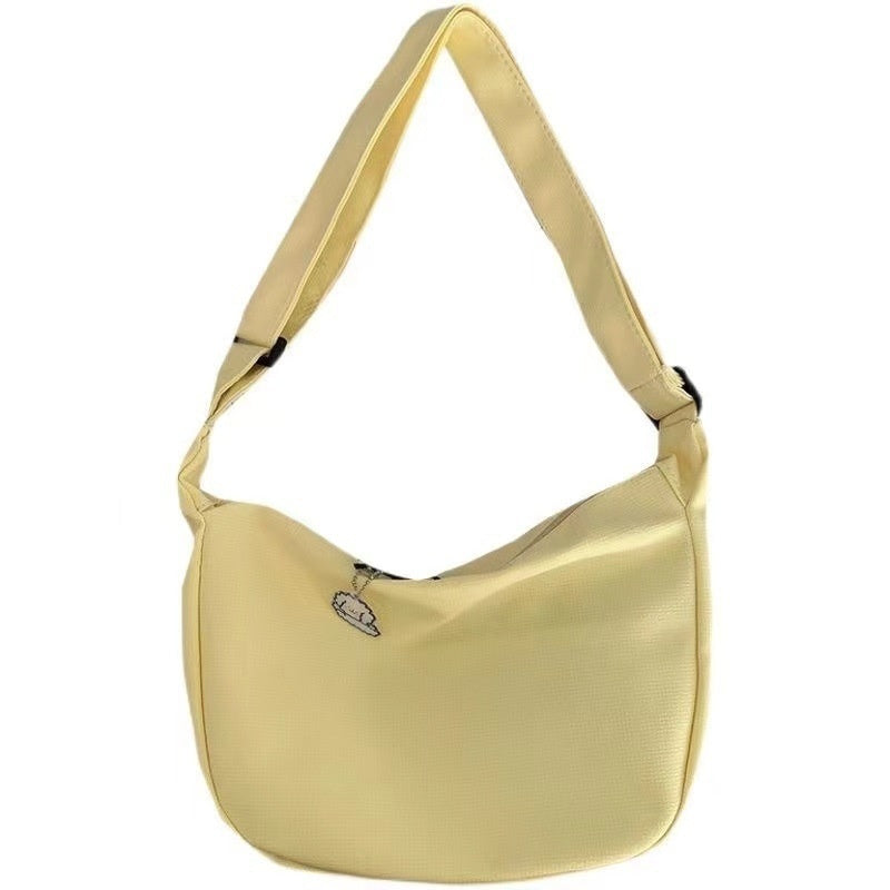 Bettina Waffle Weave Dumpling Crossbody Bag for Women