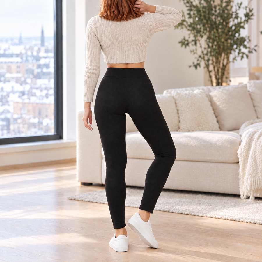 Giulia High Waisted Fleece Lined Winter Leggings for Women