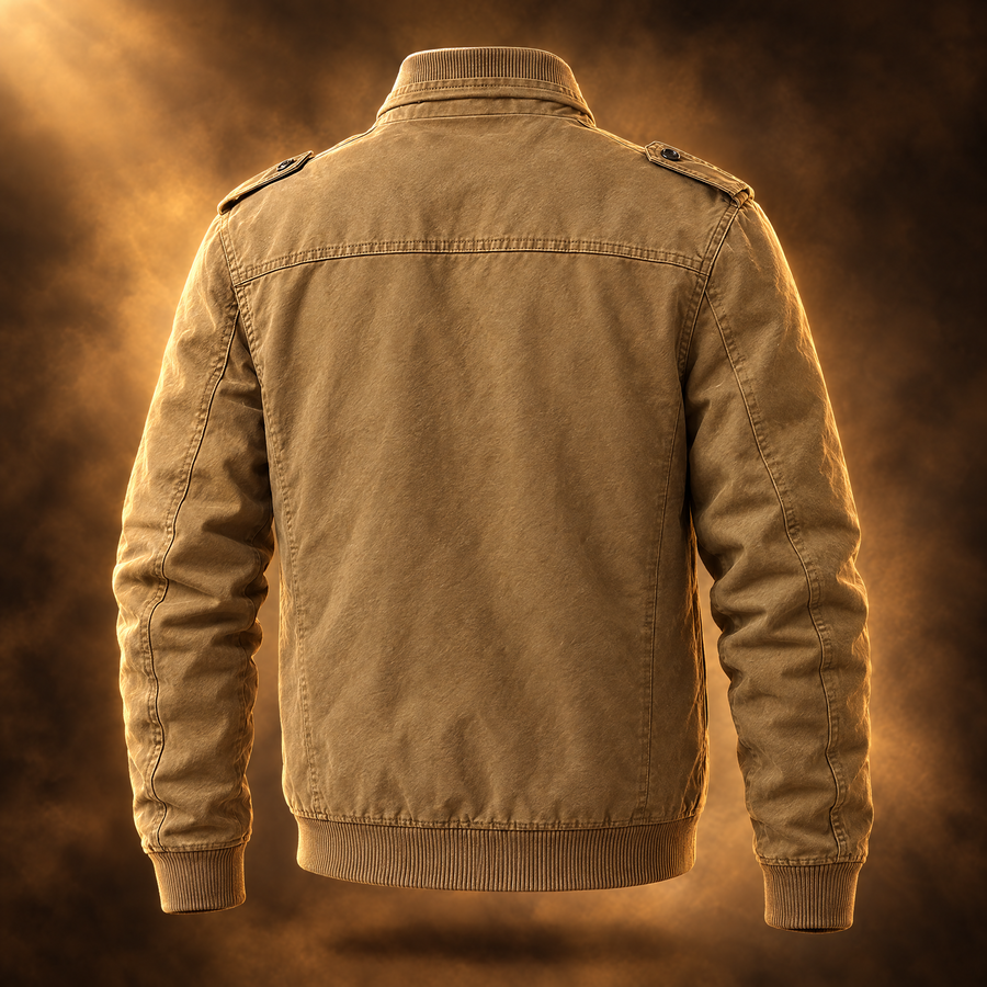 Corrado Stand Collar Utility Field Jacket for Men
