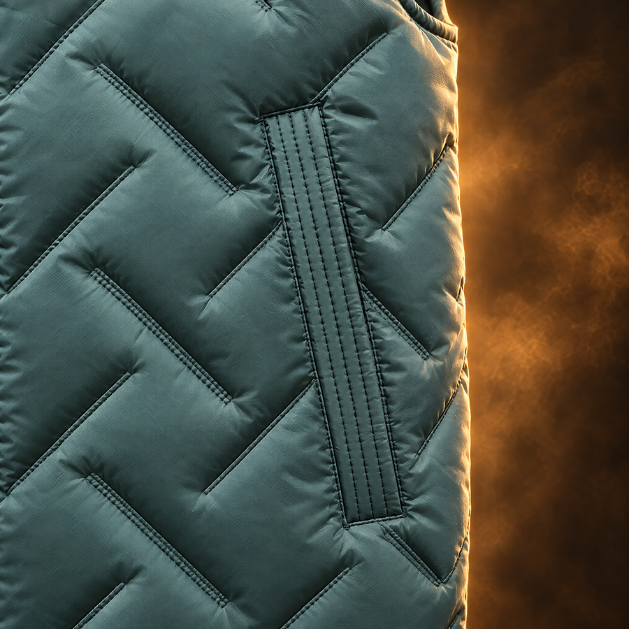 Stefano Quilted Stand Collar Puffer Vest for Men
