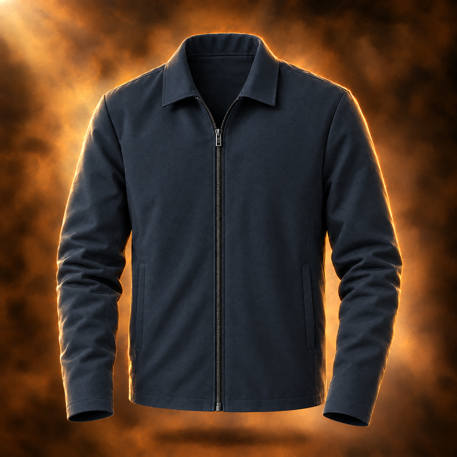 Lucien Wrinkle Resistant Lightweight Zip Jacket for Men