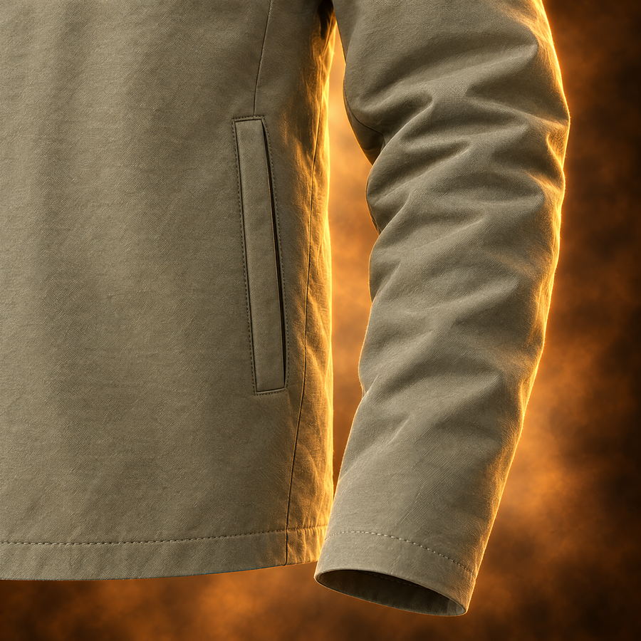 Lucien Wrinkle Resistant Lightweight Zip Jacket for Men