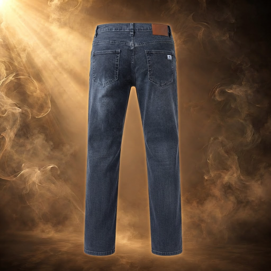 Leone Straight Leg Stretch Jeans for Men