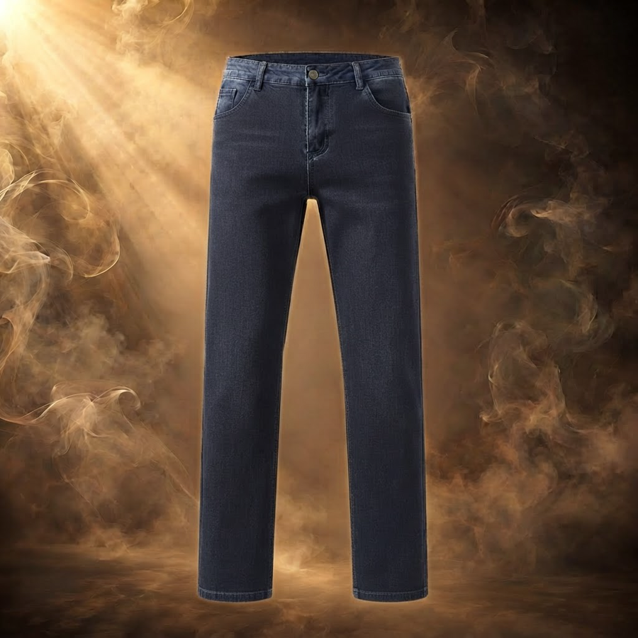Leone Straight Leg Stretch Jeans for Men