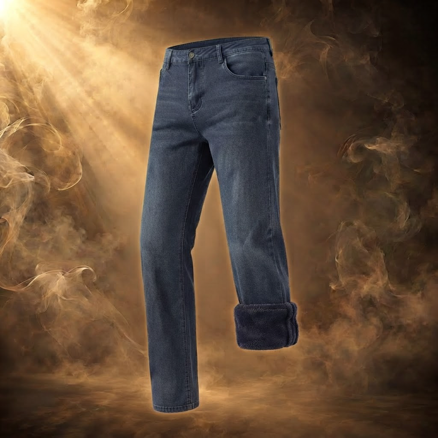 Leone Straight Leg Stretch Jeans for Men