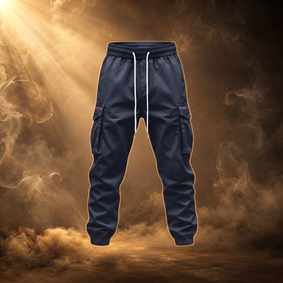 Tullio Cotton Cargo Jogger Sweatpants for Men