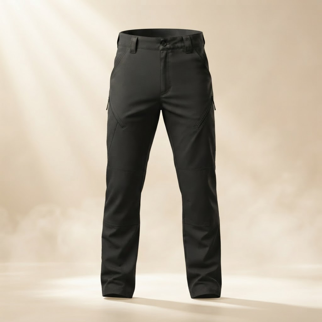 Silvano Waterproof Tactical Cargo Pants for Men - Black