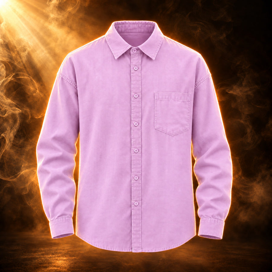 Remy Relaxed Fit Long Sleeve Button Up Shirt for Men