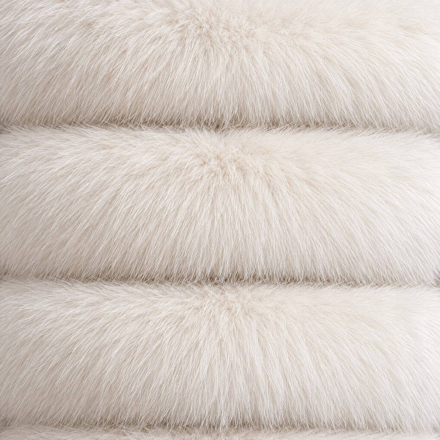 Seraphina Tiered Fur Cropped Jacket for Women