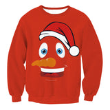 Red Snowman Face