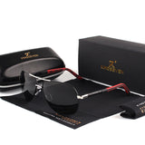 Black Silver Frame Gray Lens