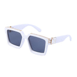 White Frame Gray Lens