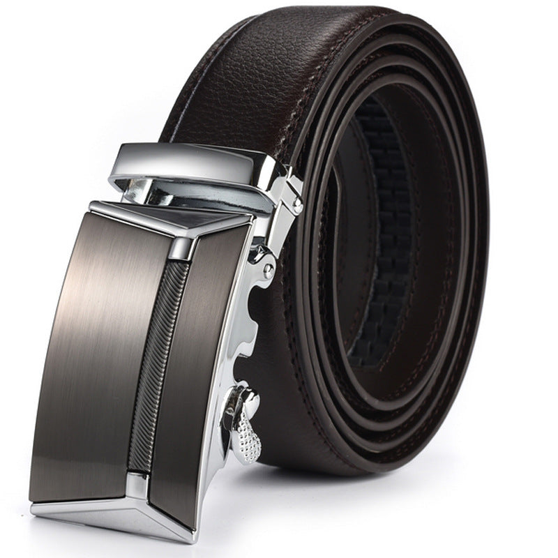 Lamberto Leather Automatic Ratchet Belt for Men