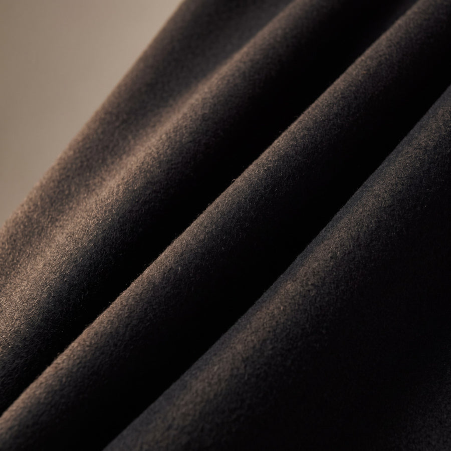 Lavinia Wide Lapel Wool Maxi Coat for Women