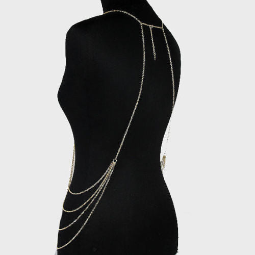 Annalisa Pearl Layered Body Chain for Women
