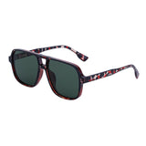 Dark Tortoise Frame Green Lens