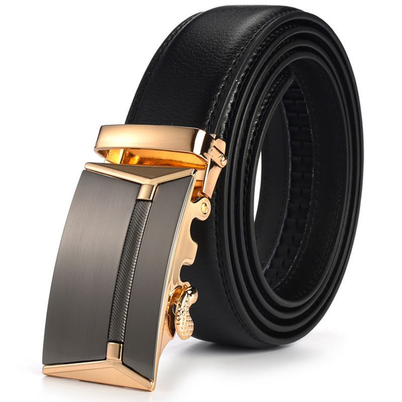 Lamberto Leather Automatic Ratchet Belt for Men