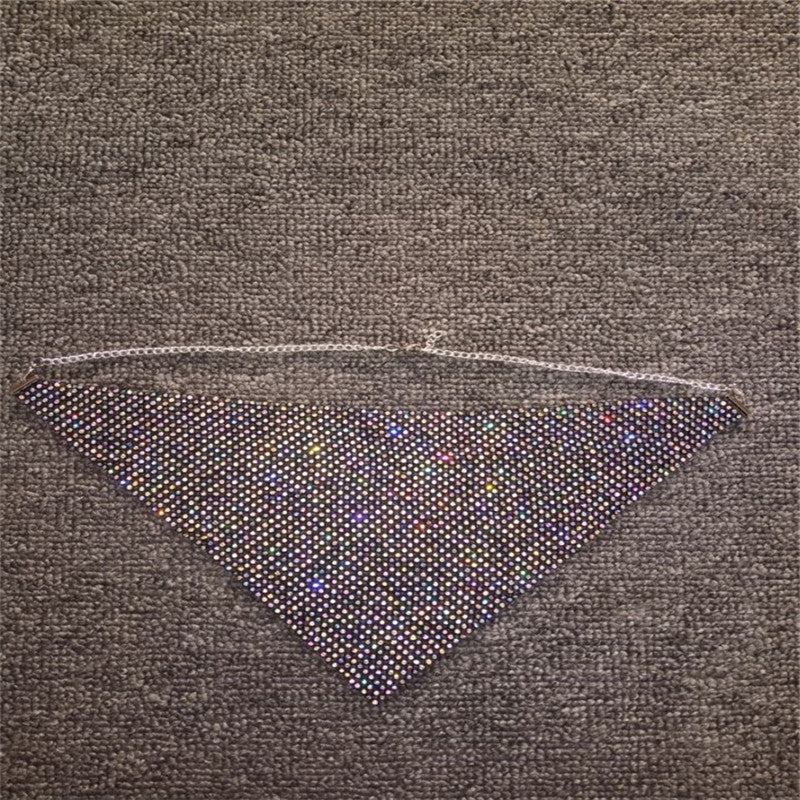 Carolina Rhinestone Mesh Face Veil for Women