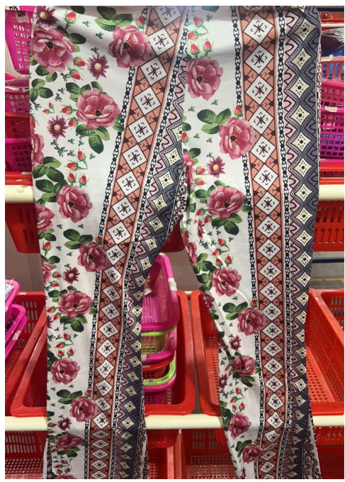 Serena Boho Print Flare Pants for Women