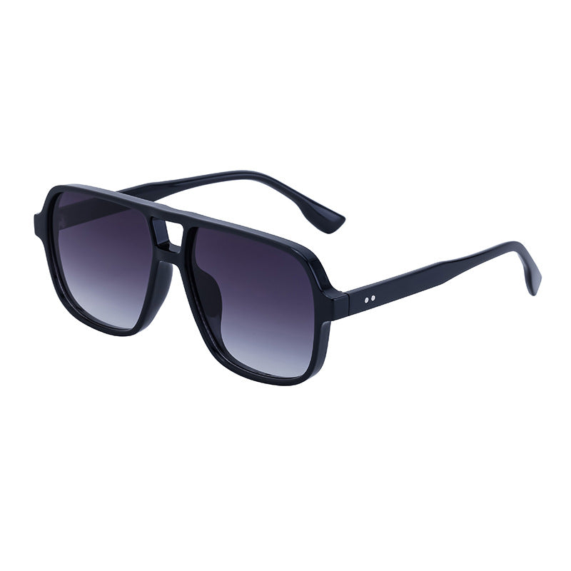 Dionisio Double Bridge Square Aviator Sunglasses for Men and Women