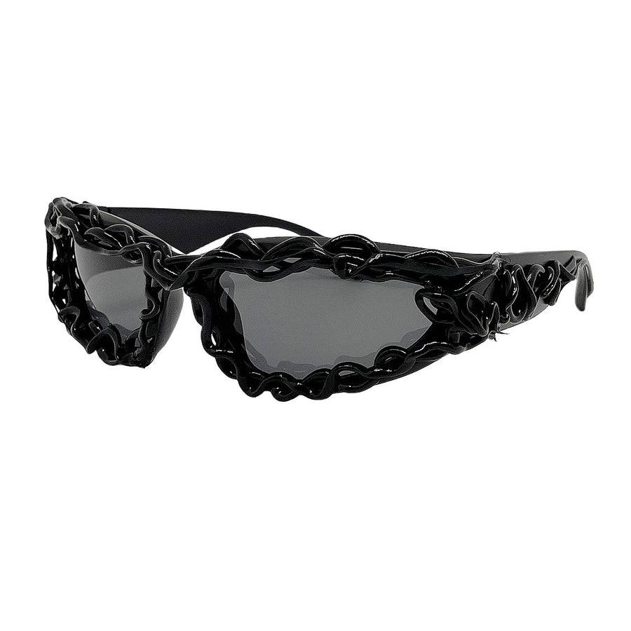 Cirillo Sculpted Wraparound Sunglasses for Men and Women