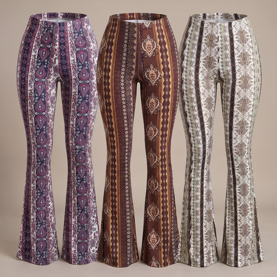 3-Pack Purple, Brown, White
