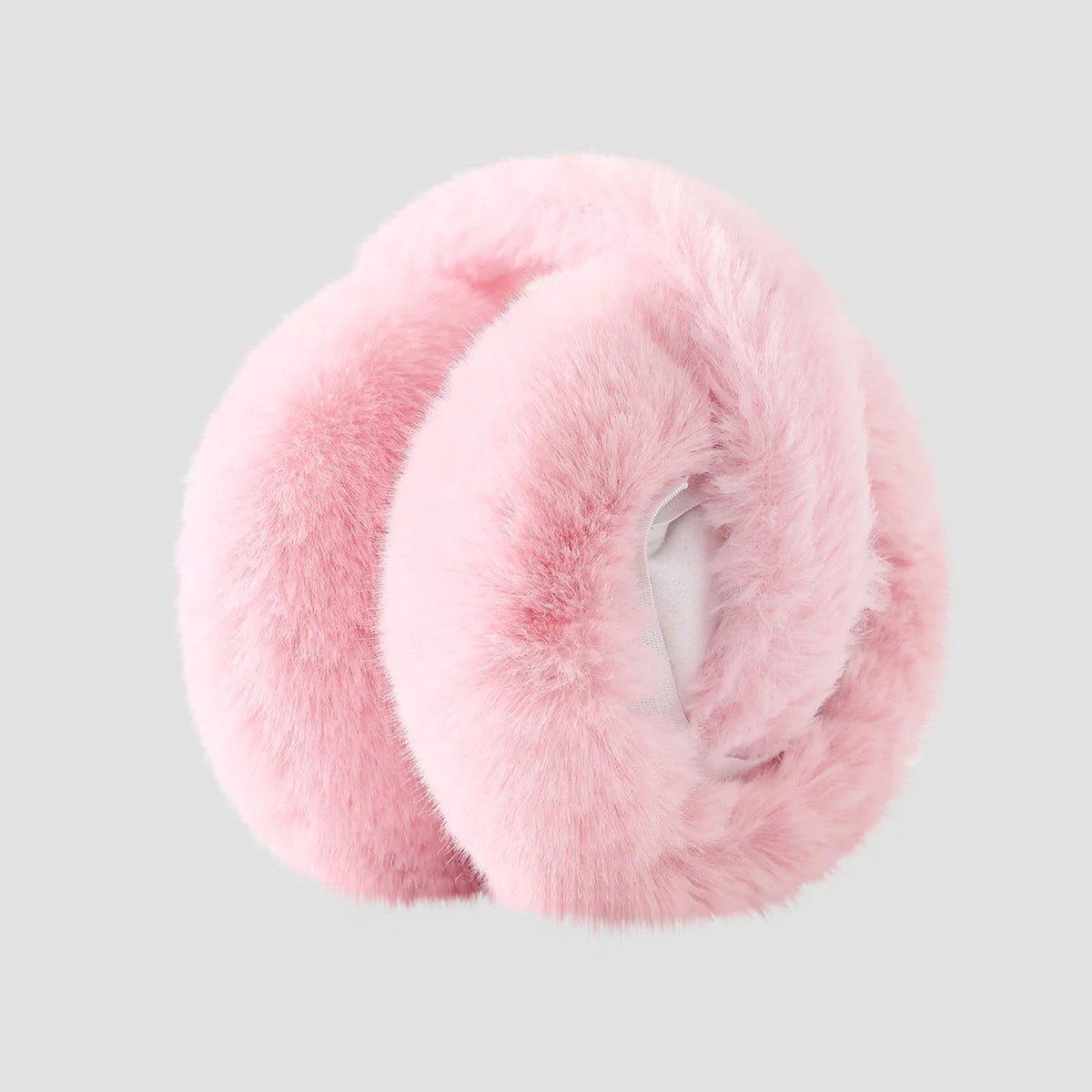 Fiorenza foldable plush earmuffs, Pink