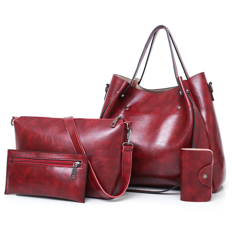 Mirella Four Piece Tote Handbag Set for Women