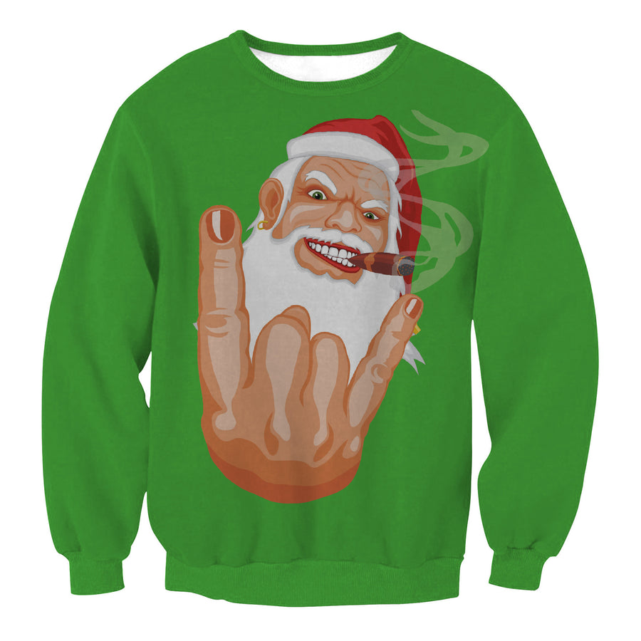 Green Rock On Santa