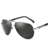 Silver Frame Gray Lens