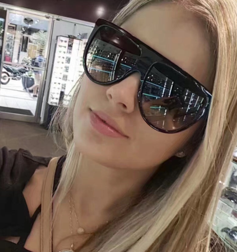 Esmeralda Flat Top Gradient Sunglasses for Women and Men